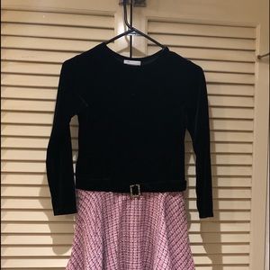 Black Velvet dress by Bonnie Jean